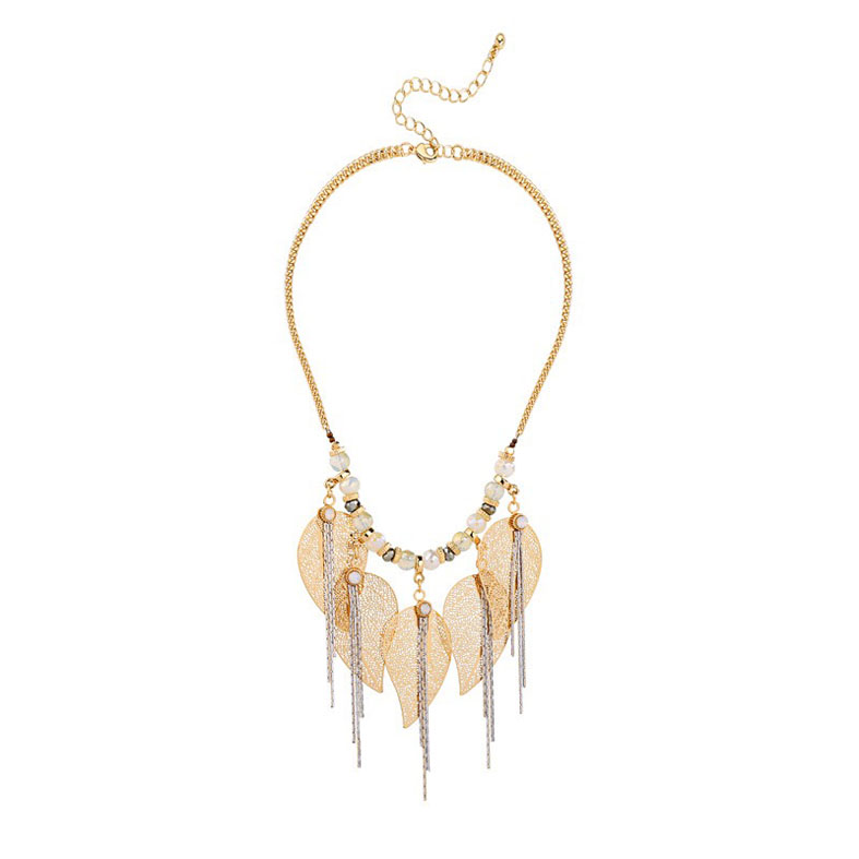 Fashion leaves necklace